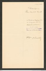 k.k. naturhistorisches Hofmuseum, Intendanzakten 1885-1896 (Hauer), Aktenzahl Z.720/1890, Seite 2